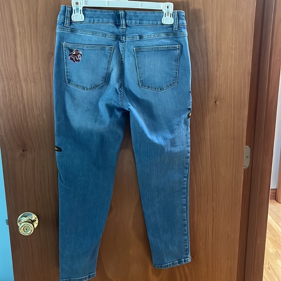 Talbots Embroidered Jeans - Picture 2 of 6